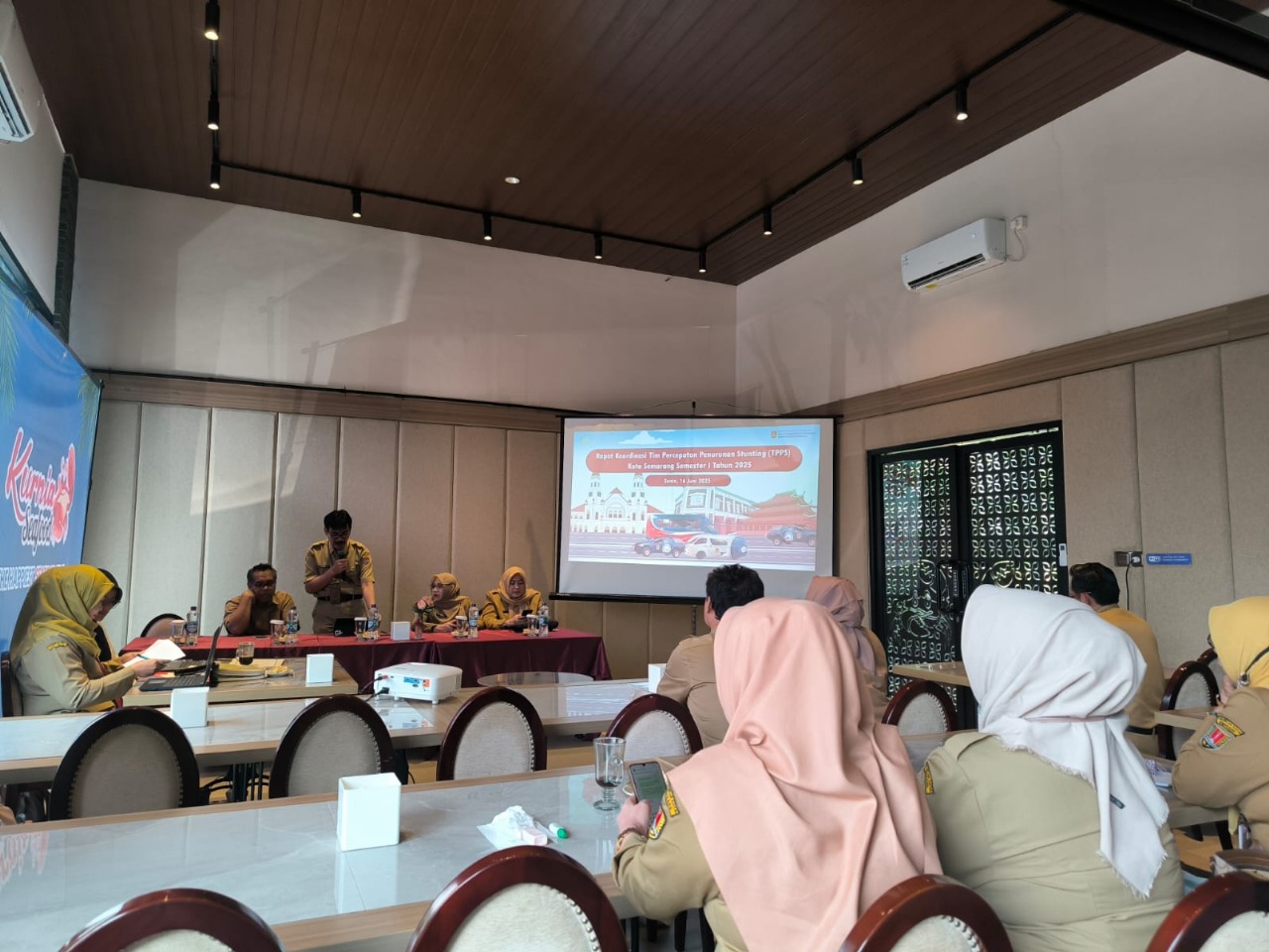 Diskominfo Hadiri Rapat Koordinasi Tim Percepatan Penurunan Stunting Semester I Tahun 2025